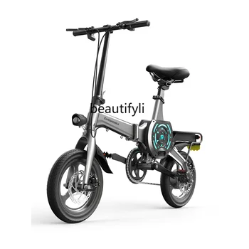 Литиевая батарея электромобиля yj, маленький складной велосипед с аккумулятором легкого типа
