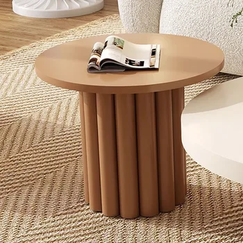 Минималистичный круглый уникальный журнальный столик, современная небольшая Гардеробная прикроватная тумбочка, столик для гостиной, Боковая мебель Mesa De Centro De Sala