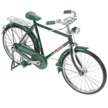 Модель велосипеда Винтажный велосипед с орнаментом, модели в масштабе 1/10, детские мини-игрушки, имитация украшения в спортивном стиле