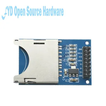 Модуль чтения записи Слот для модуля SD-карты Разъем считывателя ARM MCU для arduino DIY Starter Kit