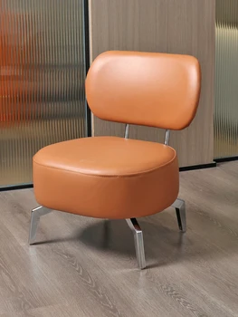 МОМО скандинавский минималистский досуг стул для балкона гостиной спинка стула мелкой бытовой диван низкие стулья для гостиной