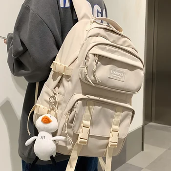 Мужской рюкзак, водонепроницаемый нейлоновый рюкзак для подростка, школьная сумка Kawaii, женская сумка для любителей путешествий, Mochila