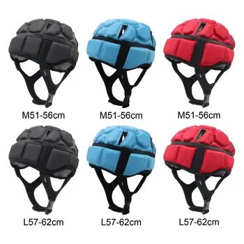 Мягкие головные уборы для регби из ЭВА высокой плотности для футбола, хоккея, скейтбординга, защитные приспособления