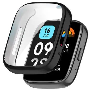 Мягкий Силиконовый Чехол-Стекло Для Redmi Watch 3 Active 3 Lite Smart Watchband Защитная Крышка Экрана Xiaomi Redmi Watch 3 Active