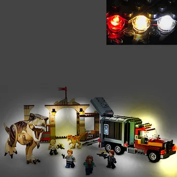 Набор USB-ламп для Lego 76948 Jurassic Atrociraptor Динозавр Прорыв Строительные Блоки Кирпич-Не включает модель Lego