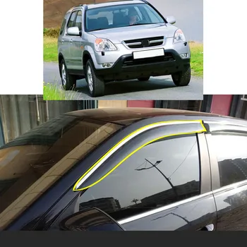 Наклейка для укладки кузова автомобиля, Пластиковое оконное стекло, ветровой козырек, защита от дождя/солнца, вентиляционное отверстие для Honda CRV CR-V 2001 2002 2003 2004 2005 2006