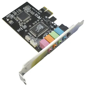 Настольная Встроенная звуковая карта PCI-E Стерео Аудиокарта CMI8738 с поддержкой реверберации win7