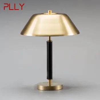 Настольная лампа PLLY Nordic со светодиодной подсветкой, современные винтажные простые прикроватные золотые настольные лампы для домашнего декора гостиной и спальни