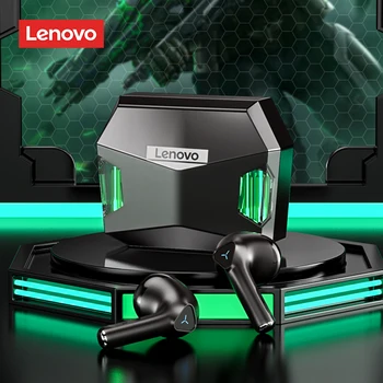Наушники Lenovo GM5 Bluetooth, беспроводные наушники 5.0 TWS, игровые наушники с низкой задержкой, спортивные наушники, гарнитура Hi-Fi с микрофоном