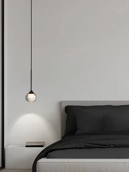Небольшая люстра у кровати, лампа в баре ресторана, рассеянный свет на светодиодной проволоке в скандинавском стиле для современной гостиной