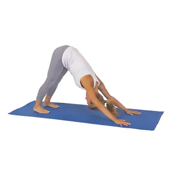 Нескользящий коврик для йоги (синий) - Толстый коврик для пилатеса, для домашнего фитнеса, для переноски на открытом воздухе, . 031-B