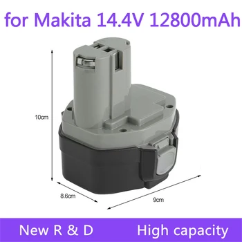 Новый для Makita 14,4 В NI-Cd 12800 мАч Сменный аккумулятор для Makita Battery 14,4 В PA14 1420 1422 1433 1434 1435 1435F 192699-A