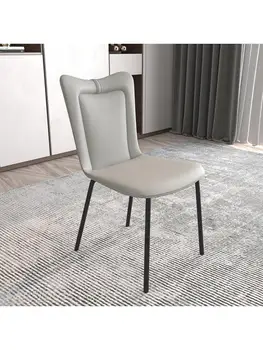 Новый обеденный стул для дома в скандинавском минимализме, легкий, роскошный, современный Дизайнерский Обеденный стул для кафе, магазина чая с молоком, ресторана