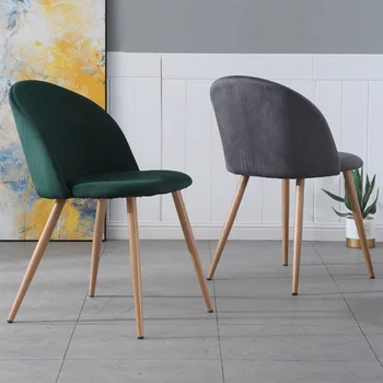 Обеденный стул Nordic Light класса Люкс из массива дерева Оптом для гостиной Ресторана и кафе Современный минималистичный кофейный