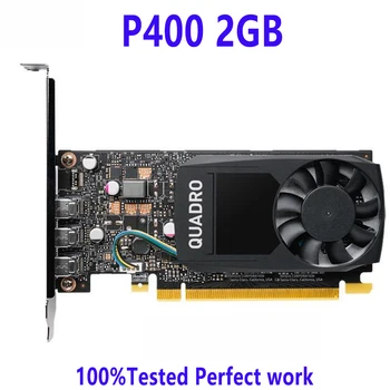 Оригинальная Видеокарта для рабочей станции NVIDIA Quadro P400 2GB 64bit GDDR5 PCI Express 3.0 x16 Профессиональная Видеокарта Mini DP