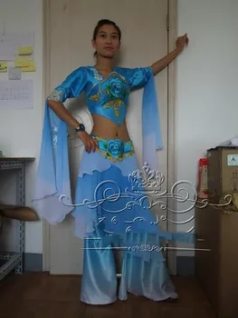 Оригинальный классический танцевальный костюм для национального танца Дуньхуан Фейтянь сексуальный вступительный танец
