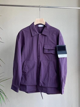 Осенняя новая мужская рабочая куртка с вышивкой compass, высококачественная функциональная модная куртка для спецодежды 2023TOP