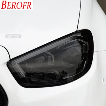 Оттенок Фар Автомобиля Дымчато-Черная Защитная Пленка Прозрачная Наклейка TPU Для Mercedes Benz E Class Facelift 2020 2021 Аксессуары