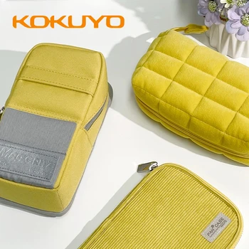 Пенал Kokuyo, милые товары для рукоделия Kawaii, трехмерный пенал, сумка для подушек, Офисные аксессуары, Канцелярские принадлежности для студентов