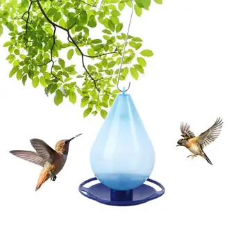 Подвесная садовая капельница для птиц на открытом воздухе, поилка для птиц большой емкости