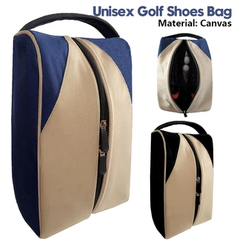 Портативная сумка для обуви для гольфа Унисекс, Нейлоновые сумки для хранения, держатель для мяча для гольфа, Сетчатый Дышащий чехол, сумка для футболки, аксессуары для гольфа