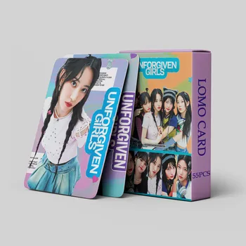 Предпродажа Kpop Idol 55 шт./компл. Lomo Card LE UNFORGIVEN Альбом Открыток Новая Коллекция Подарков Для поклонников Фотопечати