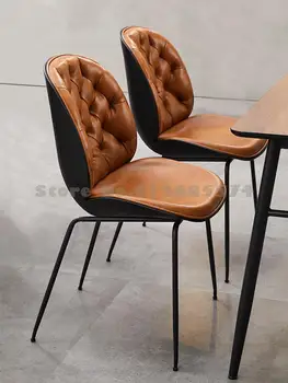 Роскошный обеденный стул Nordic Light, домашний Ретро Промышленный ветряной стул, стул со спинкой, железный обеденный стол в ресторане отеля и