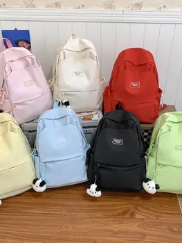 Рюкзак для отдыха для женщин, новые школьные сумки большой емкости для студентов, японский упрощенный стиль Harajuku, подростковый Mochila