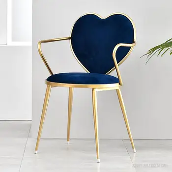 Скандинавский Винтажный стул, стол, Столовая, гостиная, Мягкие дизайнерские стулья для спальни, офис, Расслабляющий макияж, мебель для балкона