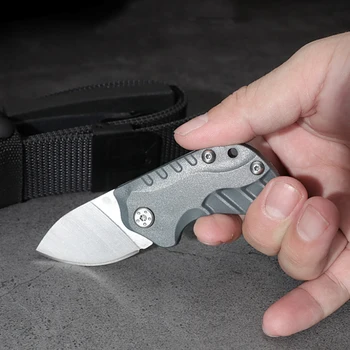 Складной нож D2 из нержавеющей стали Портативный тактический многоцелевой наружный нож для ключей Подарочный карманный нож Инструмент