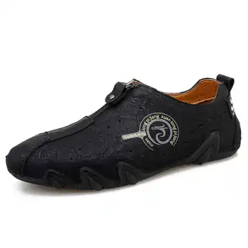 Слипоны, Демисезонная обувь, бренды Vip, повседневная, роскошная мужская теннисная обувь, черно-белые кроссовки, Спортивная обувь торговой марки Obuv Tenix