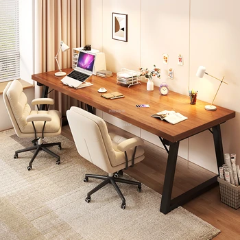 Современные деревянные компьютерные столы Офисная мебель в скандинавском стиле Прямоугольный стол Домашний настольный Игровой стол Простой Студенческий письменный стол для спальни