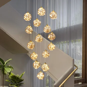 Современный хрустальный подвесной светильник, светодиодная люстра для столовой, гостиной, домашнего декора, подвесной светильник