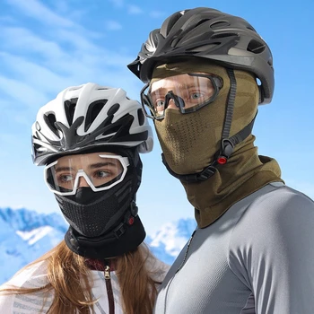 Спортивная Велосипедная кепка с подогревом, Балаклава, Мотоциклетная маска для лица, Бандана, Шарф, Дышащая Солнцезащитная Лыжная маска, Велосипедные головные уборы для кемпинга