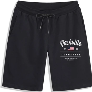 Спортивные мужские шорты с принтом, повседневный принт Для Нэшвилла, Теннесси, США, винтажные мужские шорты, качество, мода