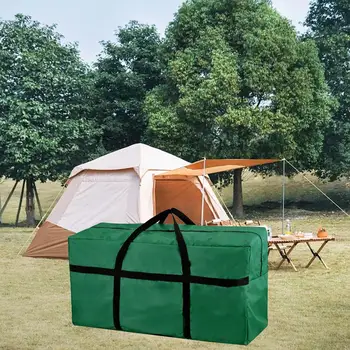 Сумка для хранения палатки Прочный контейнер с ручкой Сумки для переноски Чехол для палатки для рыбалки спорта на открытом воздухе кемпинга альпинизма