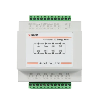 Счетчик энергии постоянного тока Acrel AMC16-DETT Измеряет 6 каналов постоянного тока для базовой станции связи