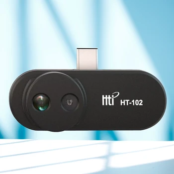 Тепловизионная камера мобильного телефона Поддерживает запись видео и изображений Тепловизионная камера Инфракрасный тепловизор для Android HT-102