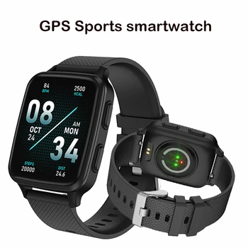 Умные часы для мужчин GPS Мониторинг температуры тела Здоровья Спортивный Пульсометр Фитнес Трекер Будильник для XiaoMi Android