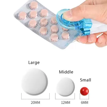 Устройство для удаления таблеток Портативный инструмент для открывания блистерной упаковки таблеток