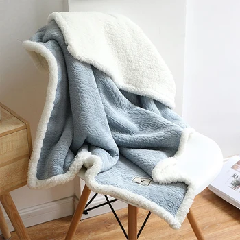 Утолщенное Зимнее Офисное одеяло, Носимая Ленивая шаль, плащ, Пушистое одеяло для путешествий для женщин дома