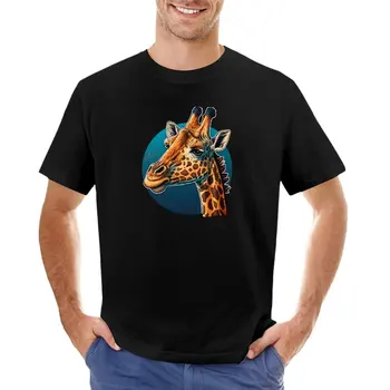 Футболка Giraffe HD, винтажная одежда, забавная футболка, великолепная футболка, мужская одежда