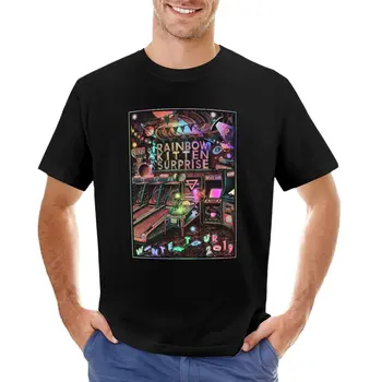 Футболка Good Music Rainbow Kitten Surprise Band, черные футболки, мужские футболки с длинным рукавом