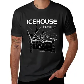 Футболка Icehouse - Flowers, винтажная футболка, летний топ, забавные футболки, милые топы, облегающие футболки для мужчин