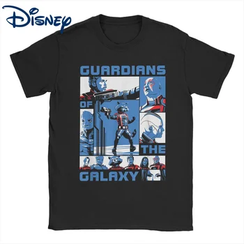 Футболки Guardians Of The Galaxy Для мужчин и женщин, Объем 3, трехцветные панели, новинка, футболки из чистого хлопка, одежда с принтом
