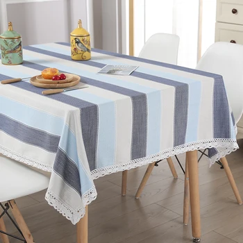 Хлопчатобумажная и льняная небольшая домашняя квадратная скатерть для обеденного стола, льняная скатерть для чайного стола