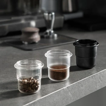 Чашка для приема кофейного порошка, кофемолка, Порошкоочистительная машина для взвешивания зерен, прозрачная чашка для запаха, ручная кофемашина