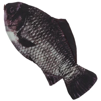 Чехол для хранения детской сумки в форме рыбы Органайзер на молнии Держатель канцелярских принадлежностей Ткань