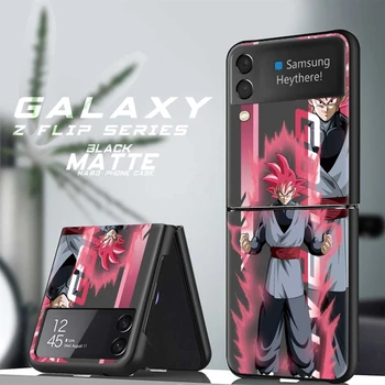 Чехол-Накладка Для Samsung Galaxy Hard ZFlip Z Flip Flip3 Flip4 5G Edge Zflip3 Zflip4 Роскошный Аниме-Плакат Dragon Ball Z