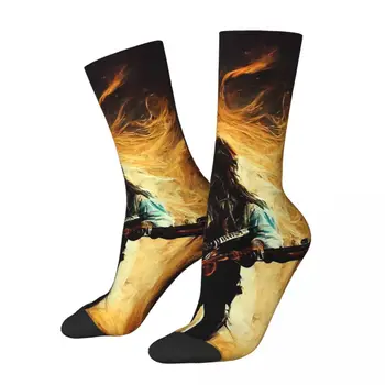 Эдди Мансон Eddie Munson 1 Мужские женские носки Ветрозащитная новинка Весна Лето Осень Зимние чулки в подарок